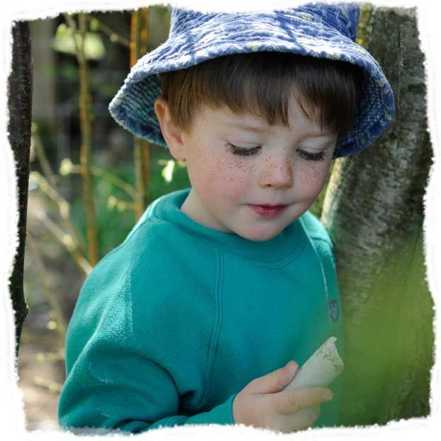 A young Wren's Nursery adventurer